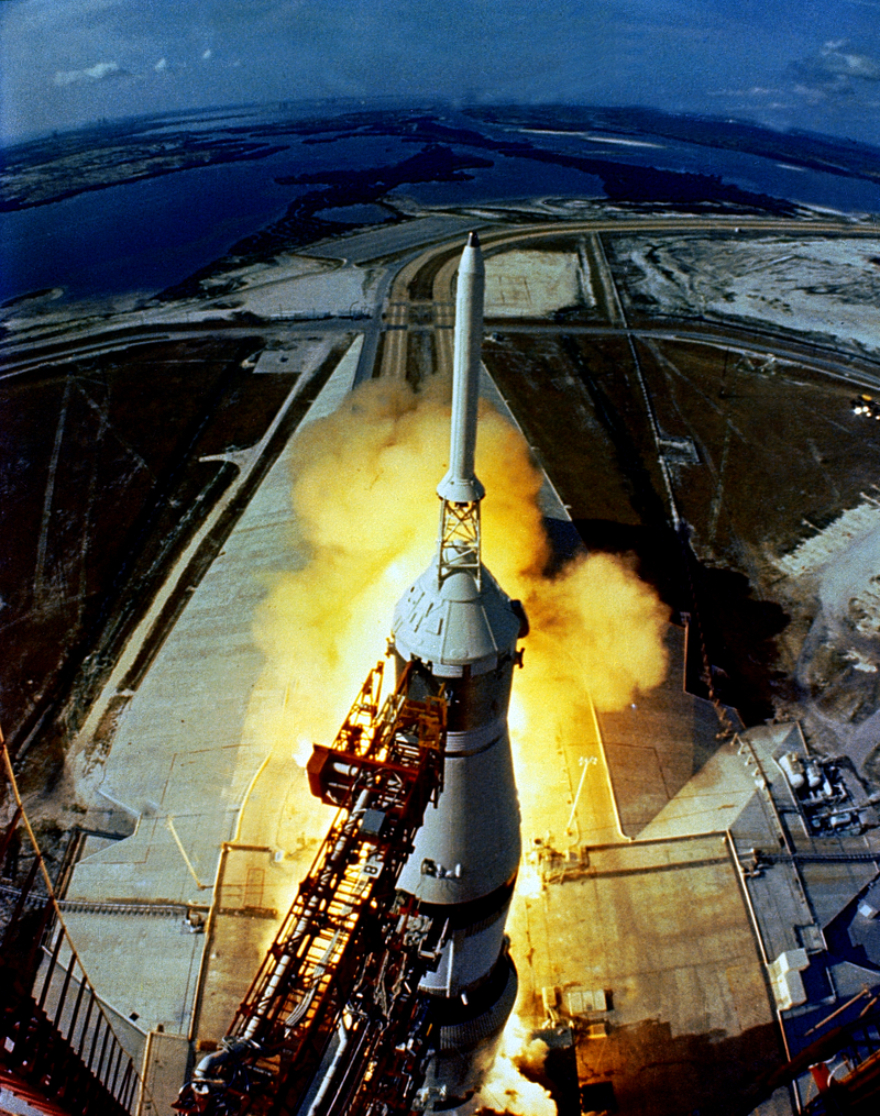 Illustration for article titled The Apollo 11 Launch Wasn't Just Historic, It was Beautiful